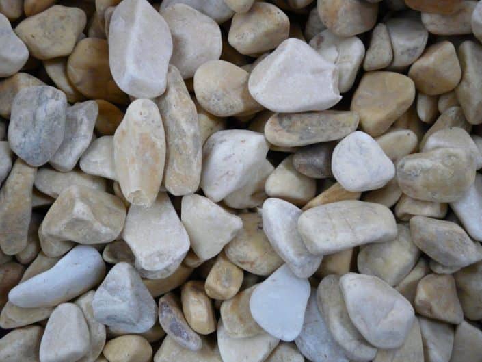 Piedras blancas para jardín